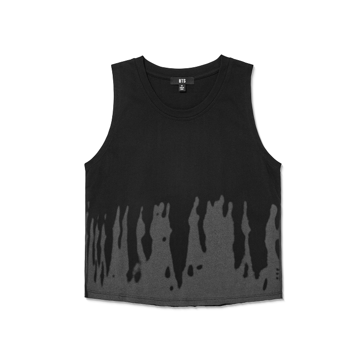 BTS - sleeveless_t-shirt_crop fit (black) 1