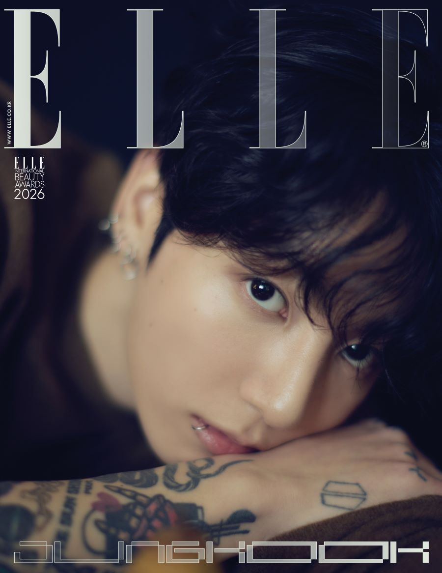 ELLE Korea January 2026 Issue Cover: Jungkook (B Ver)