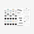 ITZY - light ring custom sticker set - 3rd world tour [tunnel vision] 1