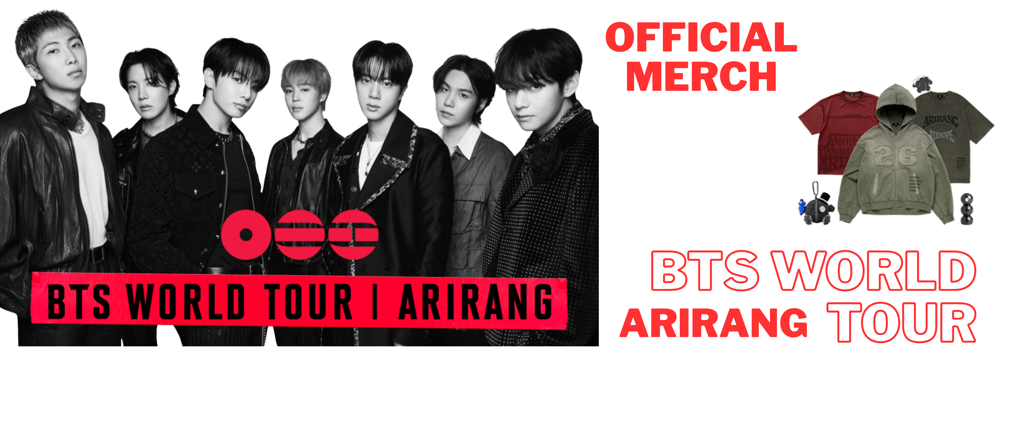 BTS WORLD TOUR MERCH
