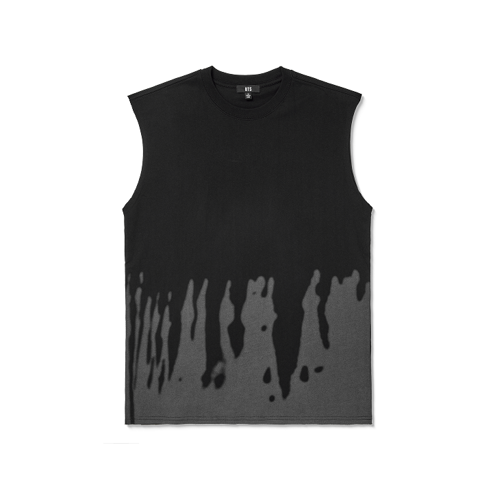 BTS - sleeveless_t-shirt_over fit (black) 1