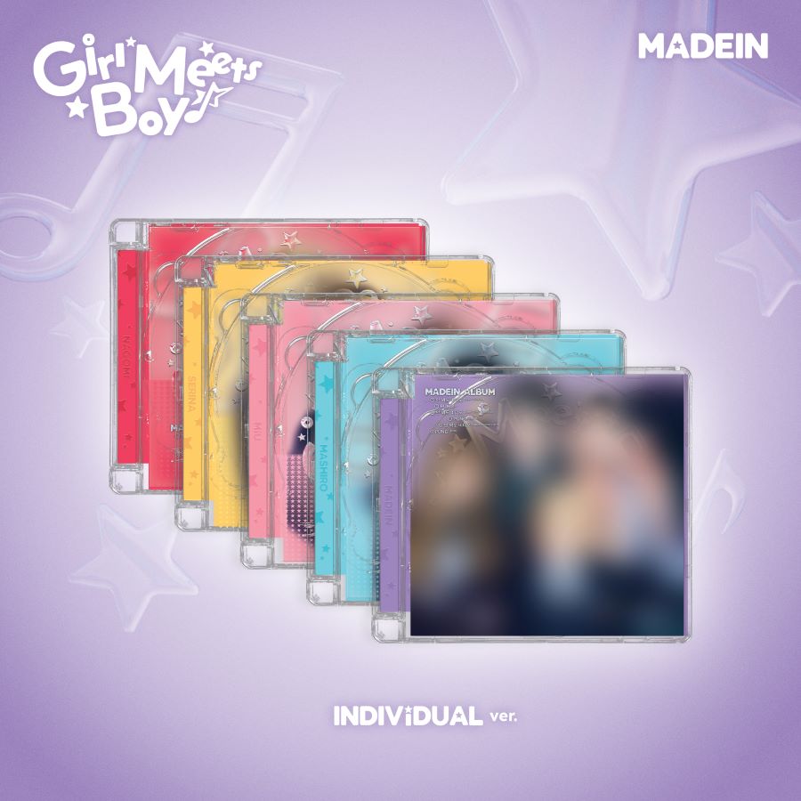MADEIN Girl Meets Boy album 5 versions set random individual version