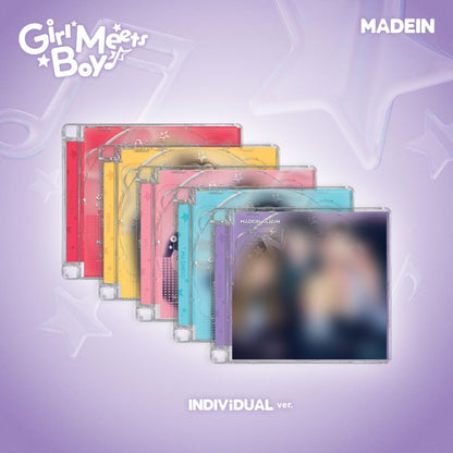 MADEIN Girl Meets Boy album 5 versions set random individual version