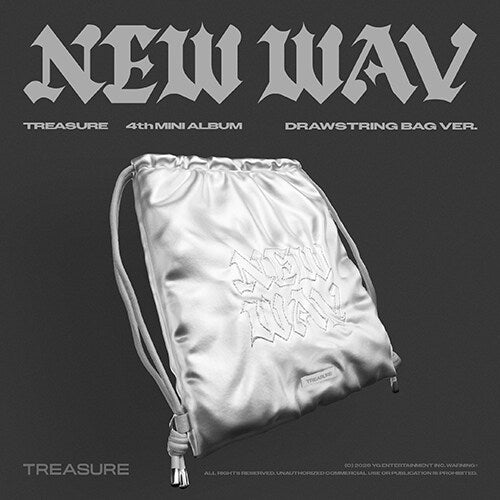 TREASURE (트레저) - NEW WAV (4th Mini Album, LIMITED EDITION) [DRAWSTRING BAG VER.]