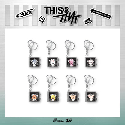 STRAY KIDS - [week 1] stray kids - [this &amp; that] pop-up store md 08. skzoo mirror keyring 1