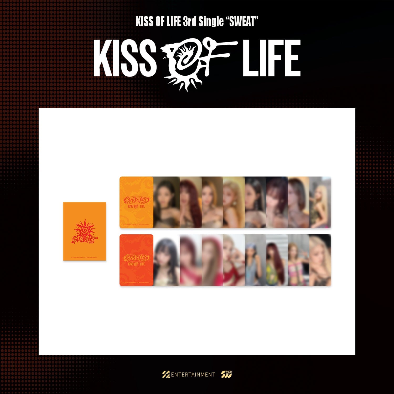 KISS OF LIFE - kiss of life - 3rd single "sweat" pop-up md 01. random trading card 2