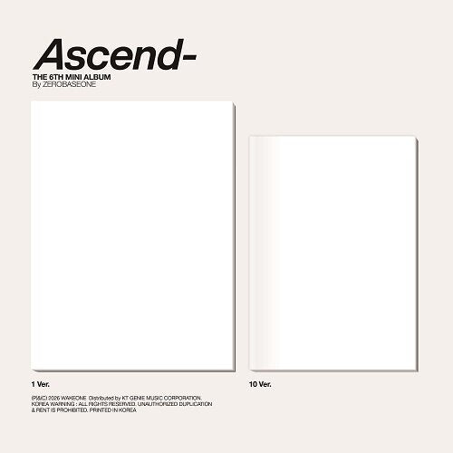 [MAKESTAR] [LUCKY DRAW] ZEROBASEONE - Ascend- (The 6th Mini Album) [Photobook Ver.] [SET]