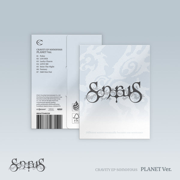 CRAVITY - sonorous (Limited Stocks) [PLANET Ver.]