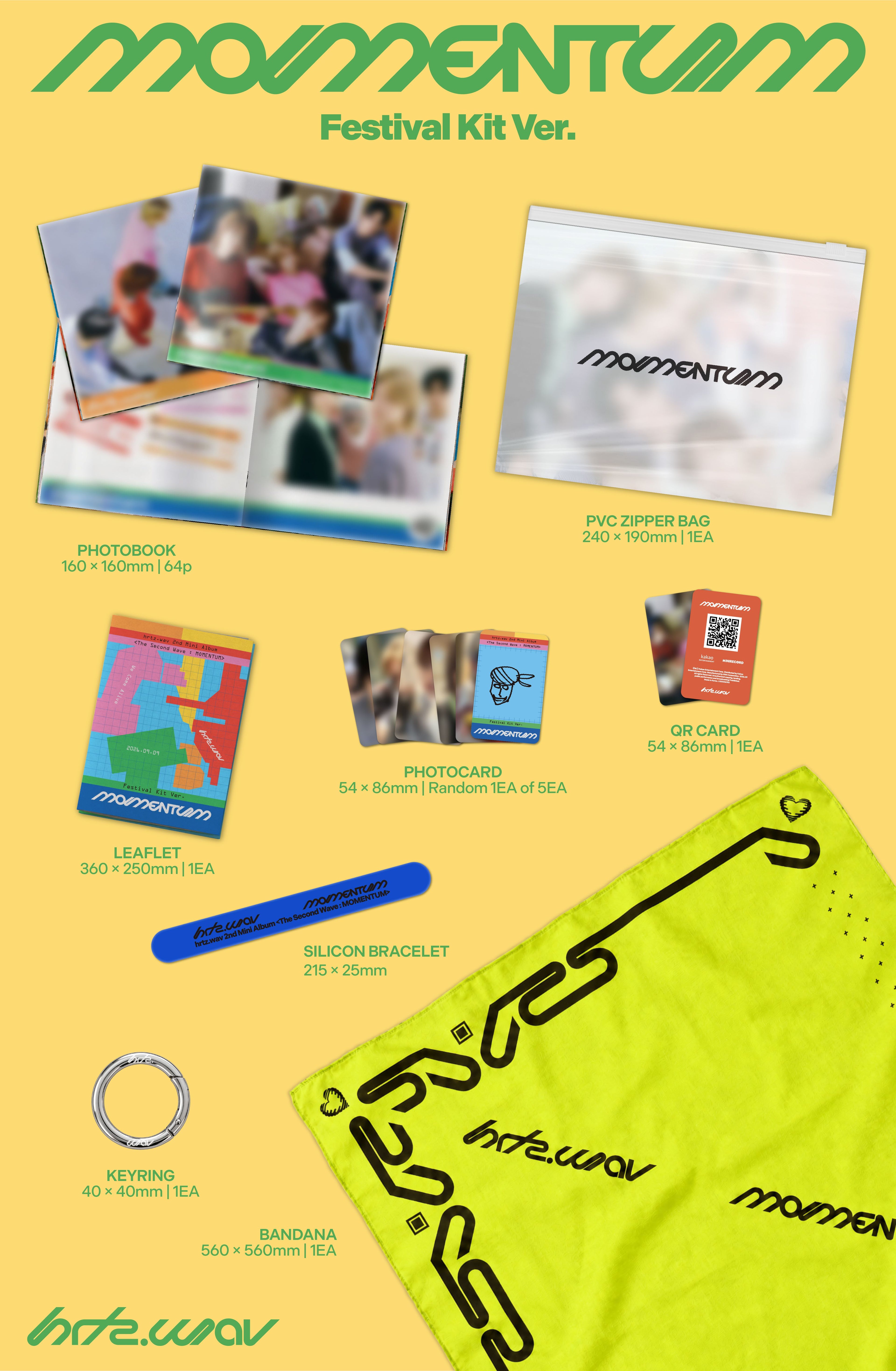 HRTZ.WAV - The Second Wave : MOMENTUM (2nd Mini Album) [Festival Kit Ver.]