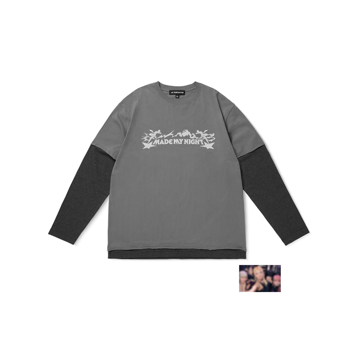 LE SSERAFIM - layered l/s t-shirt 1