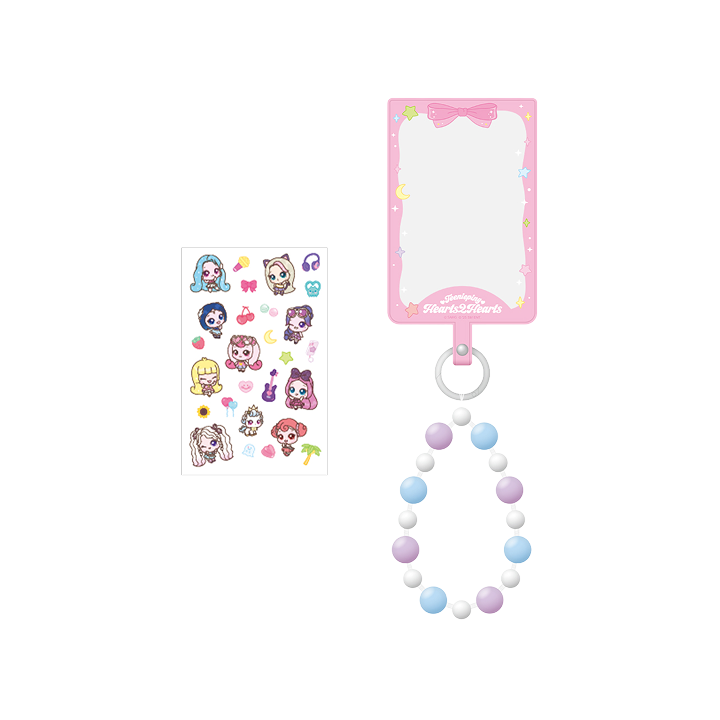 HEARTS2HEARTS - photo card phone strap 1