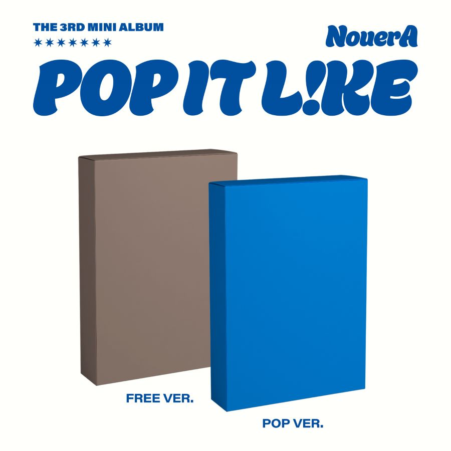 NouerA Mini 3rd Album [POP IT LIKE] (Set, Standard Edition)