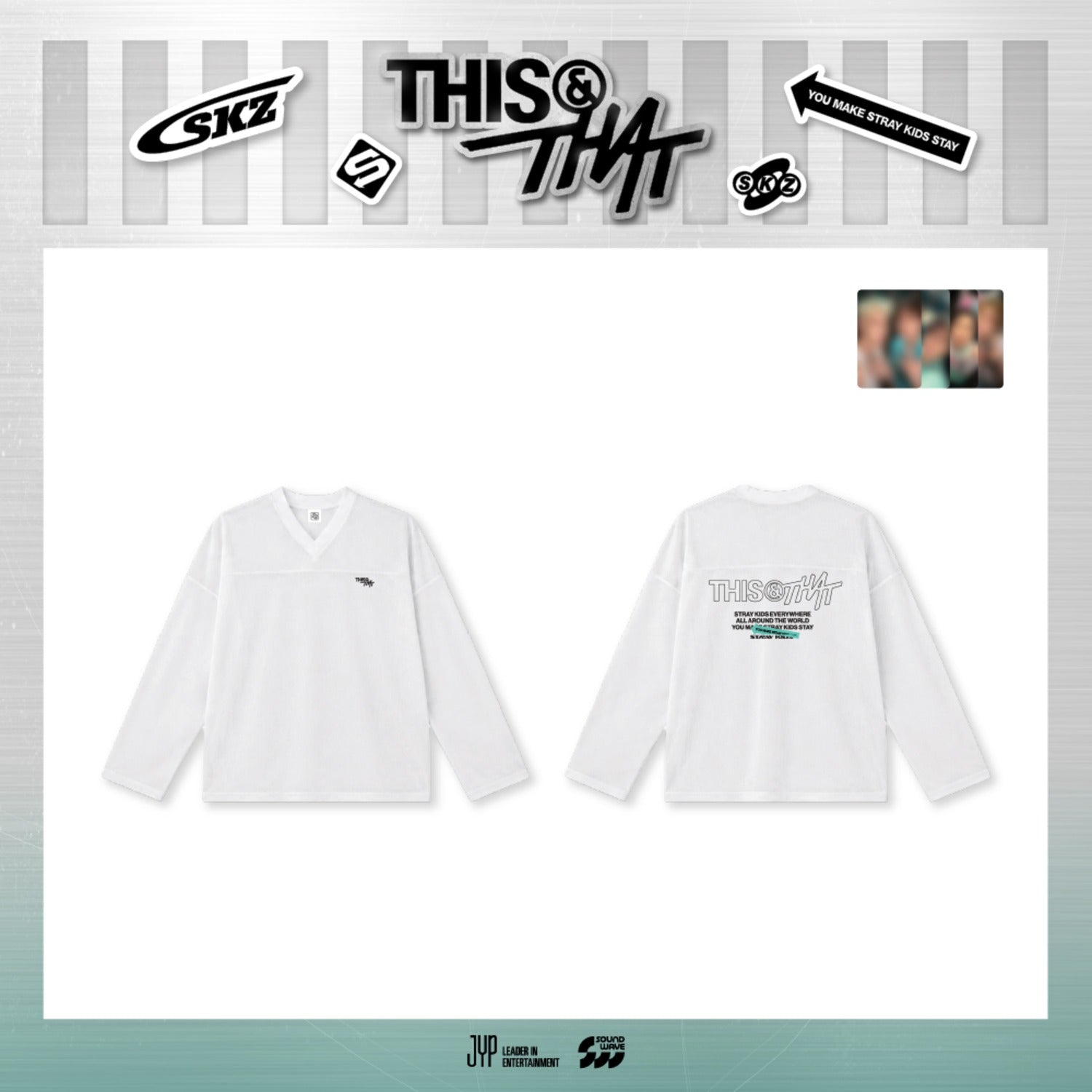 STRAY KIDS - [week 1] stray kids - [this &amp; that] pop-up store md 10. mesh long sleeve 1