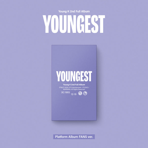 Young K - YOUNGEST (The 2nd Album) [Platform Album FANS Ver.]