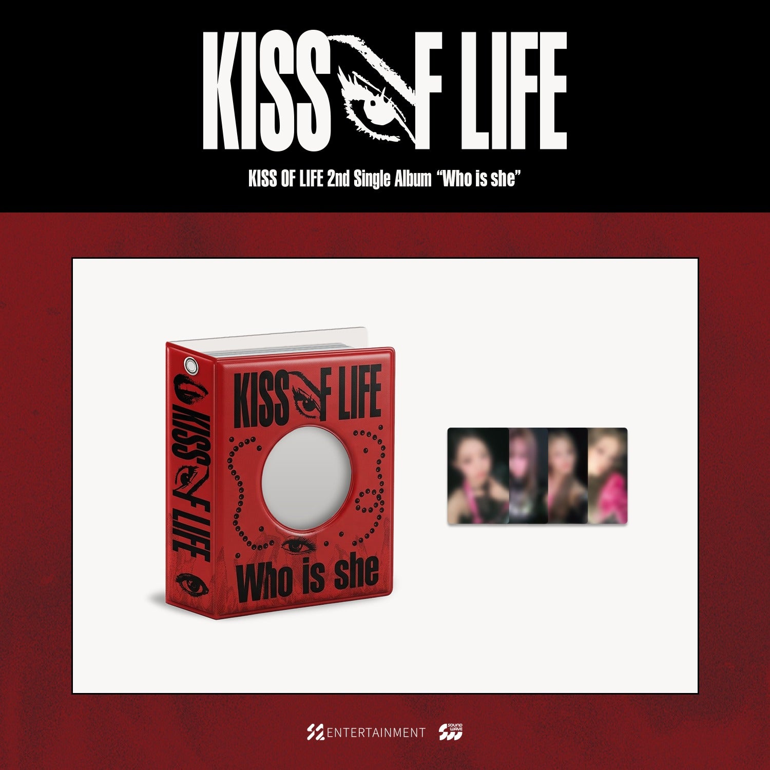 KISS OF LIFE - kiss of life 2nd single album [who is she] pop-up md 01. collect book 1