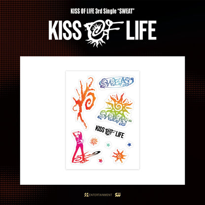 KISS OF LIFE - kiss of life - 3rd single "sweat" pop-up md 04. tattoo sticker 2