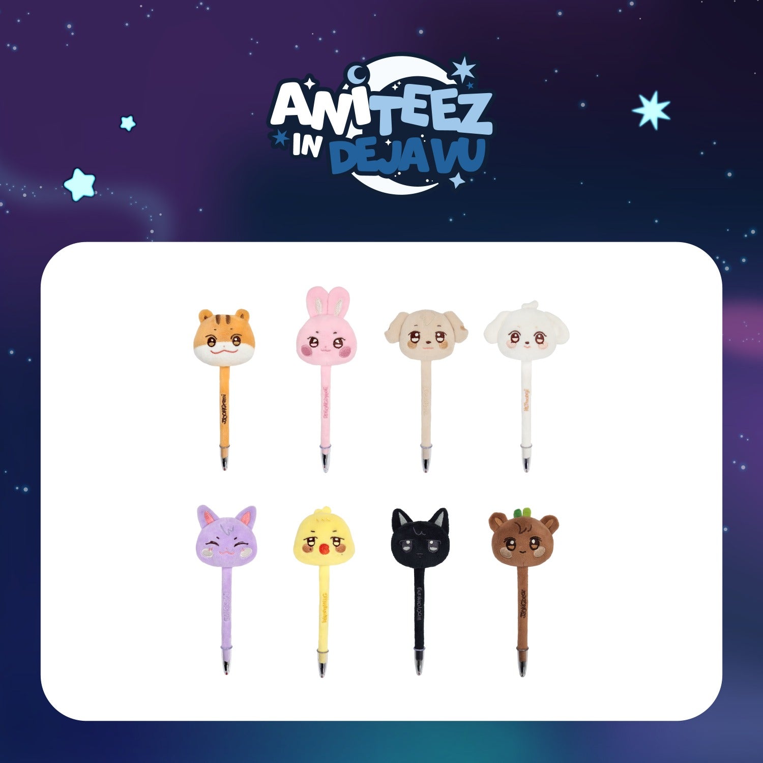 ATEEZ - x aniteez pop-up [aniteez in deja vu] md 10. plush ball pen 1