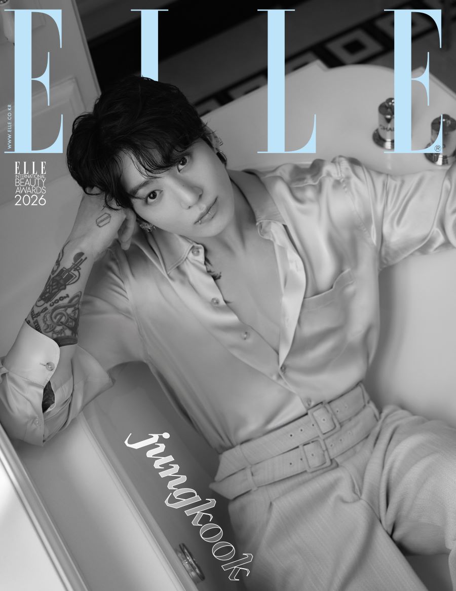 A Ver ELLE Korea January 2026 Issue Cover: Jungkook (BTS)