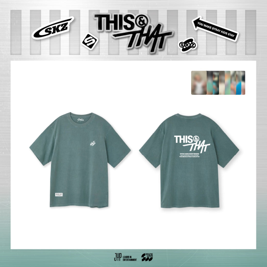 STRAY KIDS - [week 1] stray kids - [this &amp; that] pop-up store md 09. t-shirt 1