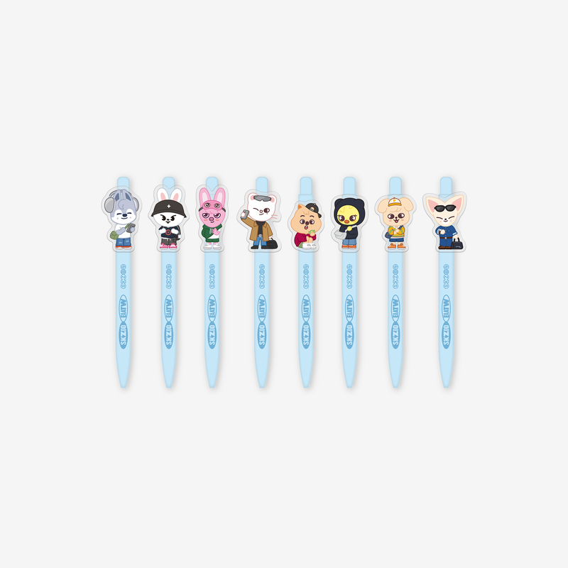 STRAY KIDS - skzoo acrylic gel pen - skzoo everywhere all around the world 1