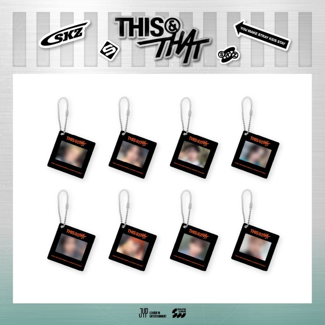 STRAY KIDS - [week 1] stray kids - [this &amp; that] pop-up store md 06. photo keyring 1