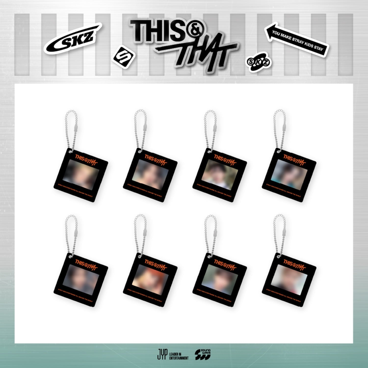 STRAY KIDS - [week 1] stray kids - [this &amp; that] pop-up store md 06. photo keyring 1