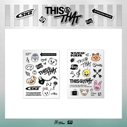 STRAY KIDS - [week 1] stray kids - [this &amp; that] pop-up store md 07. tattoo sticker 1