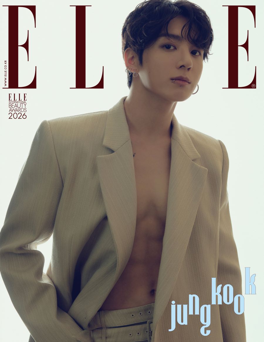 H Ver ELLE Korea January 2026 Cover: JUNGKOOK (BTS)