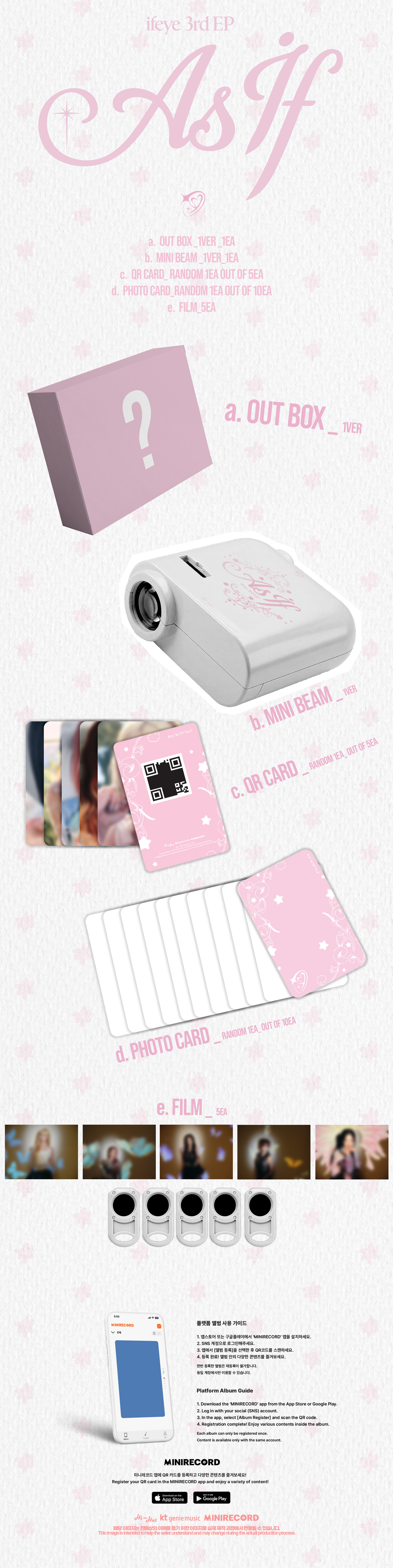 ifeye As if (3rd EP) (Minibeam Ver.)