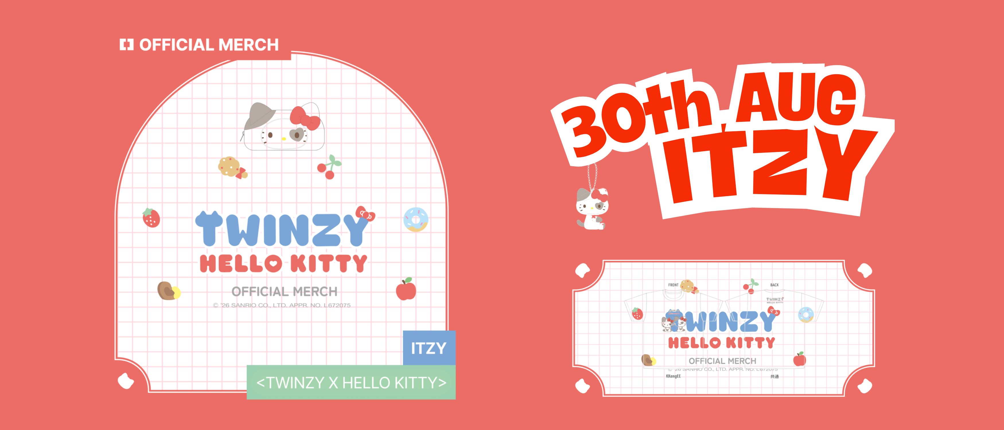ITZY X HELLO KITTY OFFICIAL MERCH