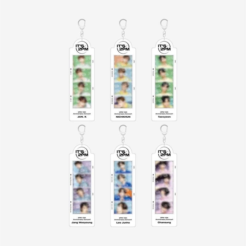 2PM - 4 cut photo holder keyring set - it&