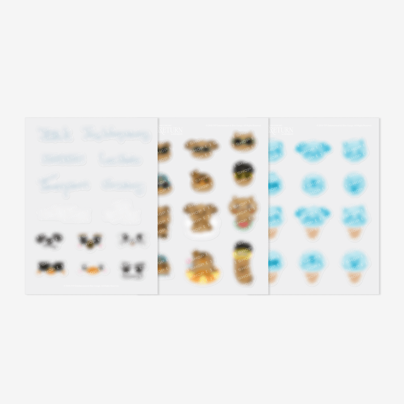 2PM - zoopm light stick custom sticker set - the return 1