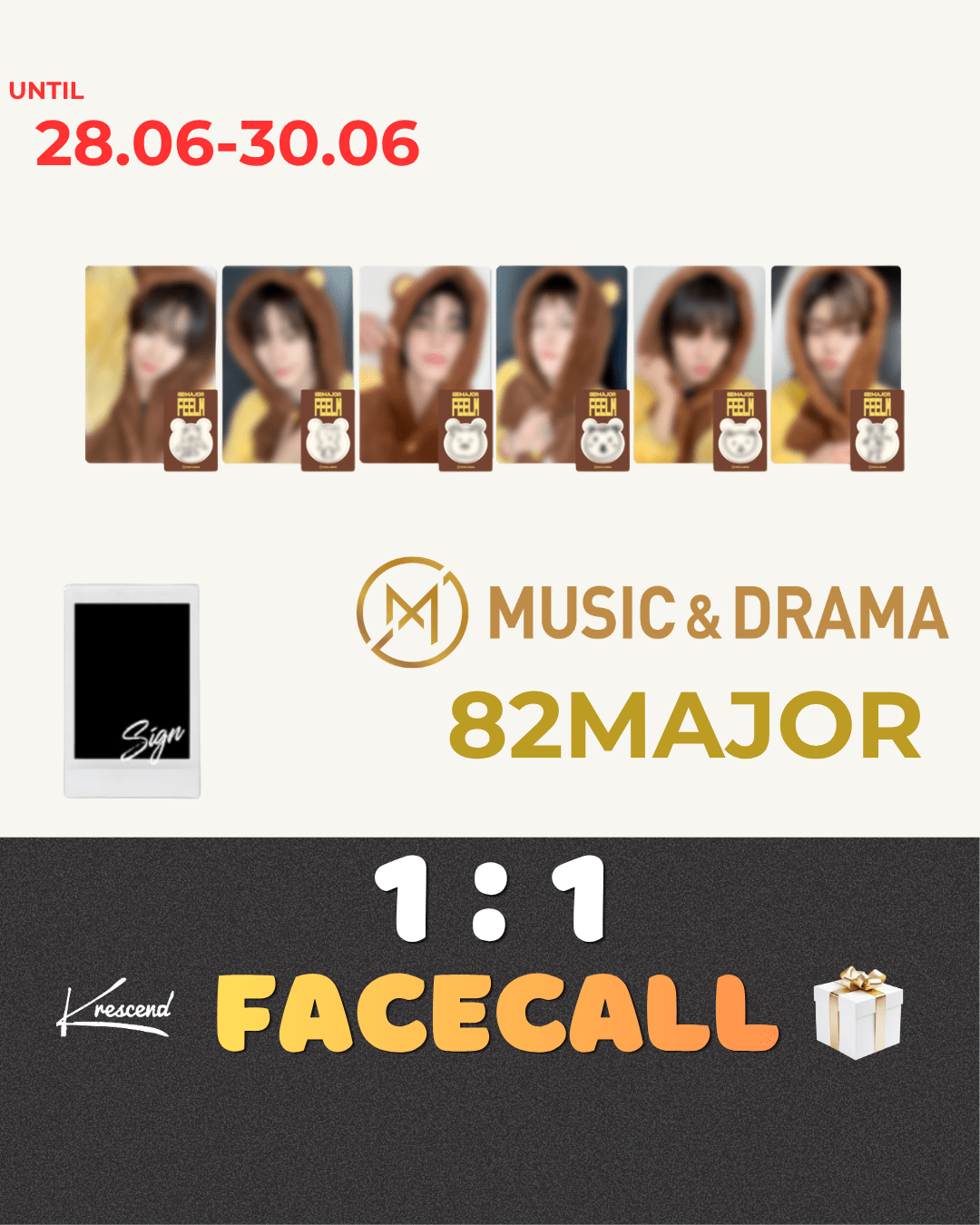 [Event Album]82MAJOR - FEELM (5TH MINI ALBUM) [PHOTOBOOK Ver.] [MUSICNDRAMA] [LuckyDraw] [Facecall]-product_vendor,FULL lowest price, EU shipping, Pre order benefit