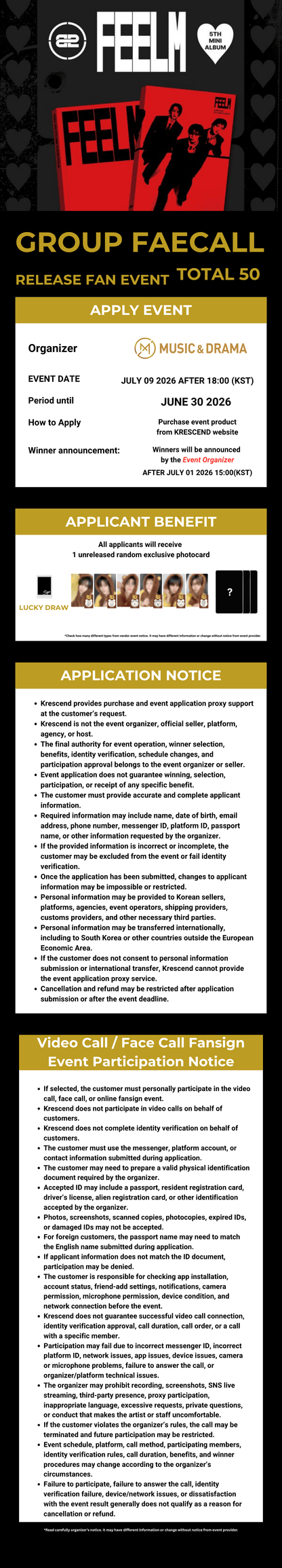 [Event Album]82MAJOR - FEELM (5TH MINI ALBUM) [PHOTOBOOK Ver.] [MUSICNDRAMA] [LuckyDraw] [Facecall]-product_vendor,FULL lowest price, EU shipping, Pre order benefit