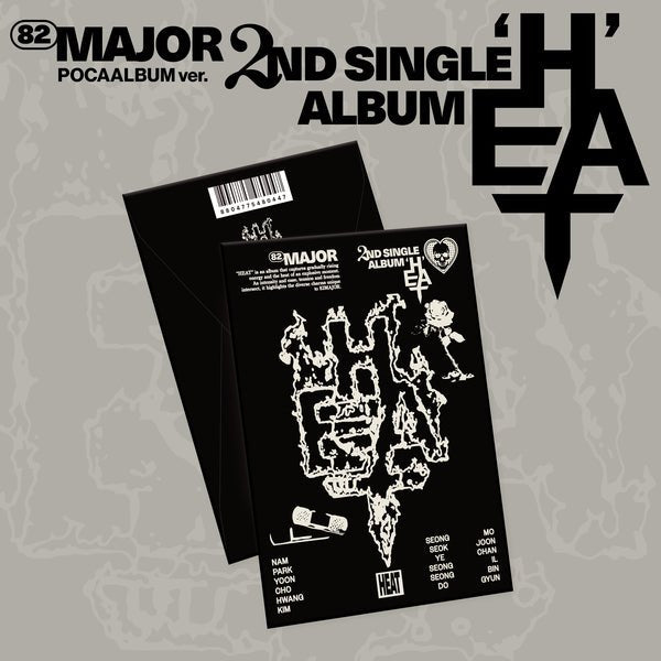 [Album]82MAJOR - HEAT [POCA Ver.]-product_vendor, lowest price, EU shipping, Pre order benefit
