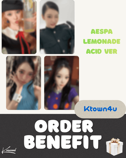 [Album]AESPA (에스파) - Lemonade (2nd Regular Album) [ACID] [RANDOM] [KTOWN4U]-product_vendor, lowest price, EU shipping, Pre order benefit