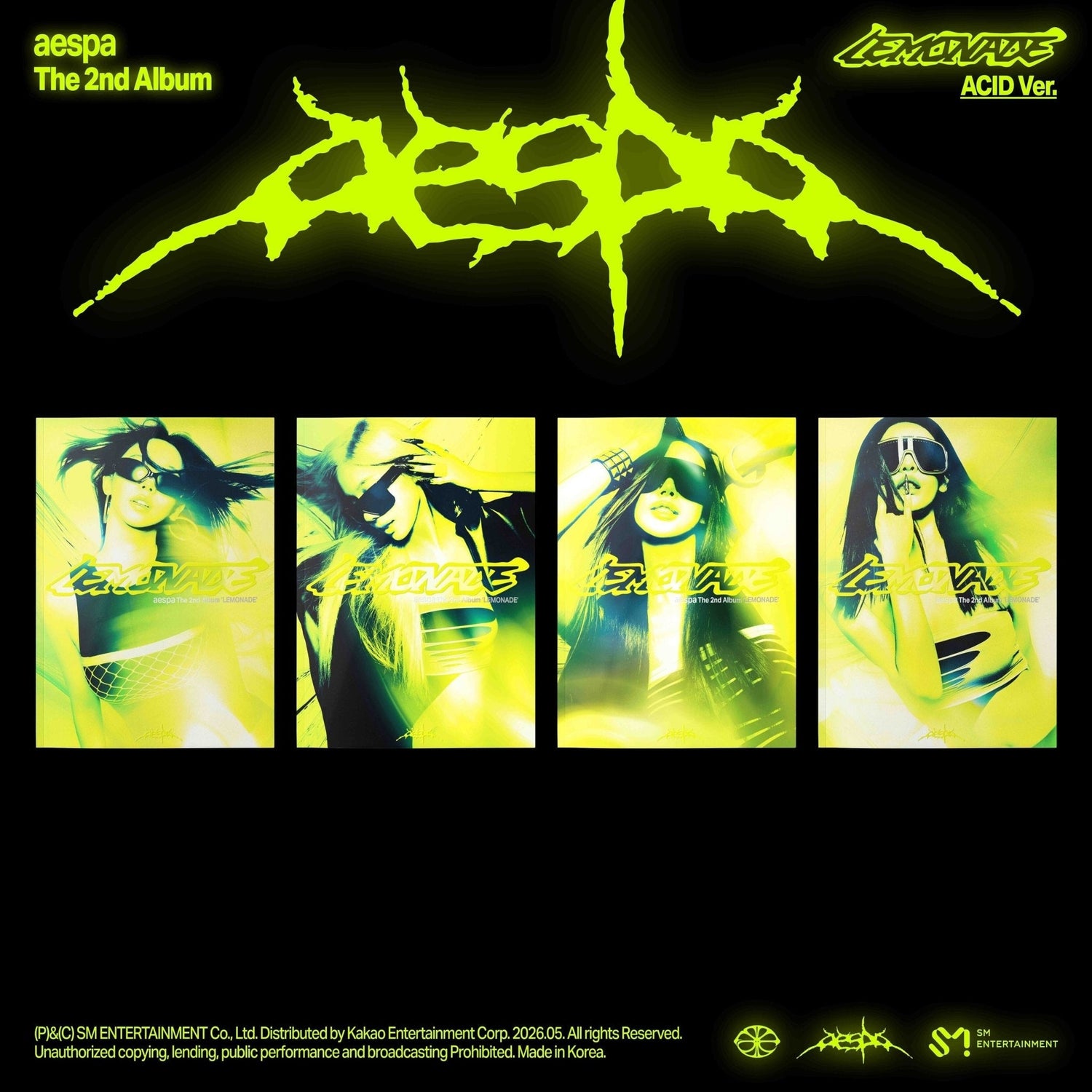 [Album]AESPA (에스파) - Lemonade (2nd Regular Album) [ACID] [RANDOM] - product_vendor,