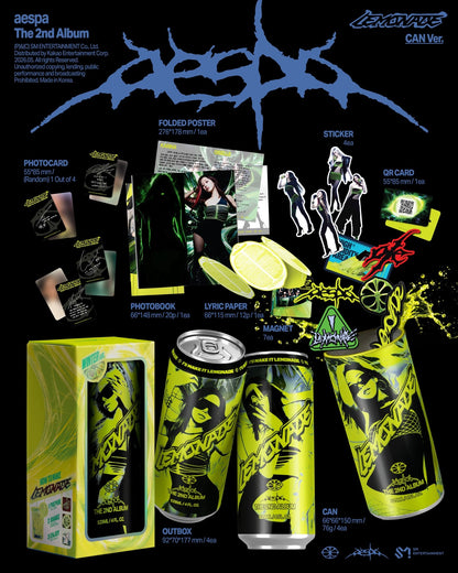 [Album]AESPA (에스파) - Lemonade (2nd Regular Album) [CAN] [SET] - product_vendor,
