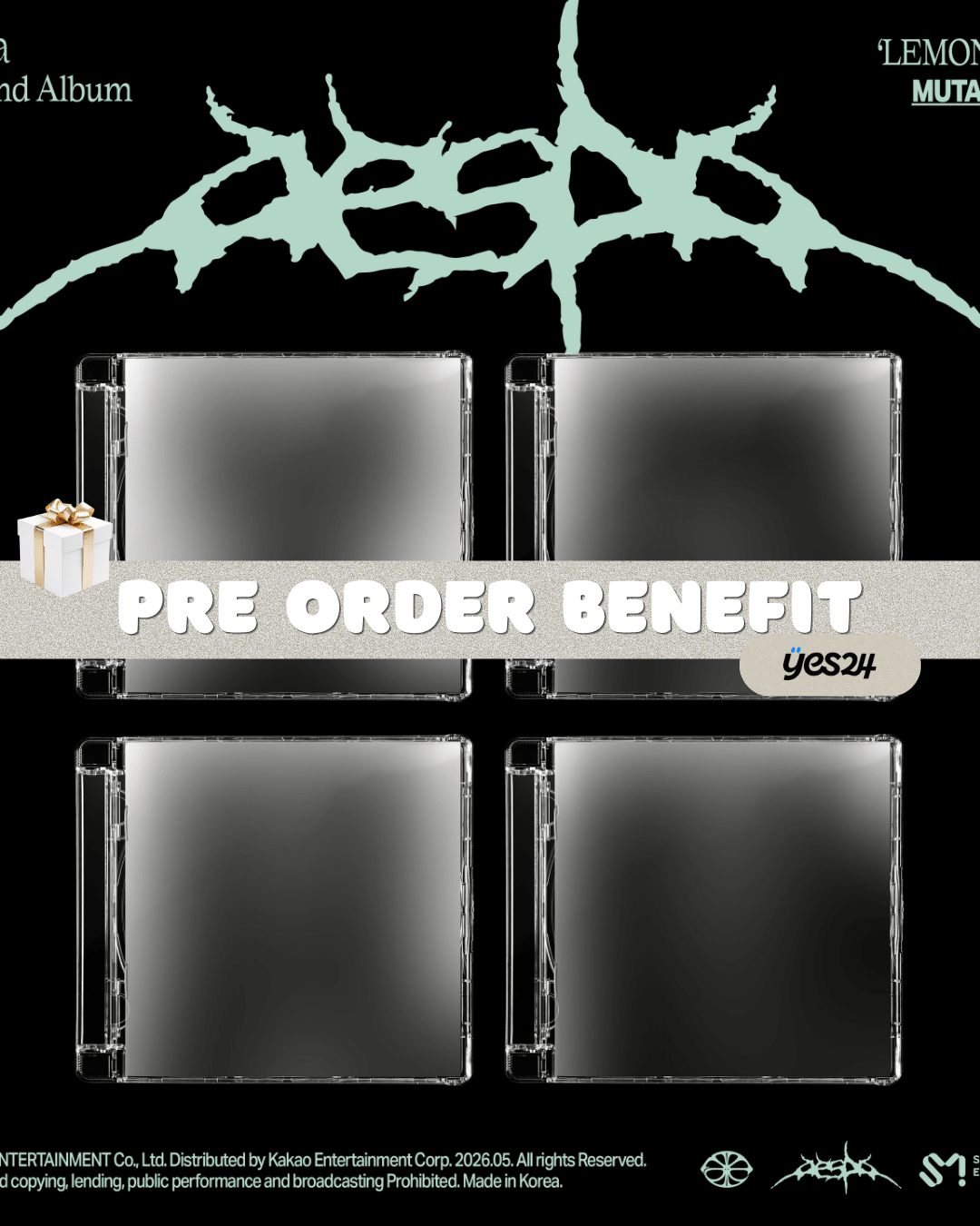[Album]AESPA (에스파) - Lemonade (2nd Regular Album) [MUTANT] [RANDOM] - product_vendor,