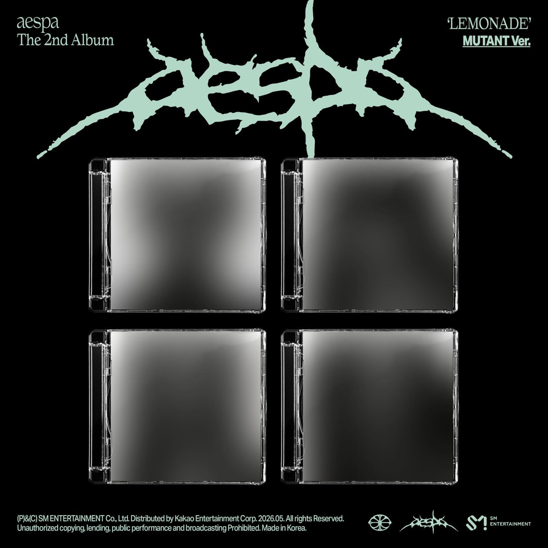 [Album]AESPA (에스파) - Lemonade (2nd Regular Album) [MUTANT] [RANDOM] - product_vendor,