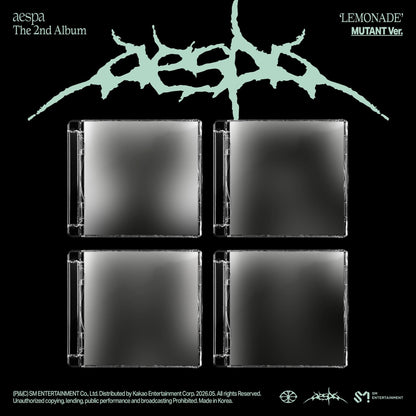 [Album]AESPA (에스파) - Lemonade (2nd Regular Album) [MUTANT] [RANDOM] - product_vendor,