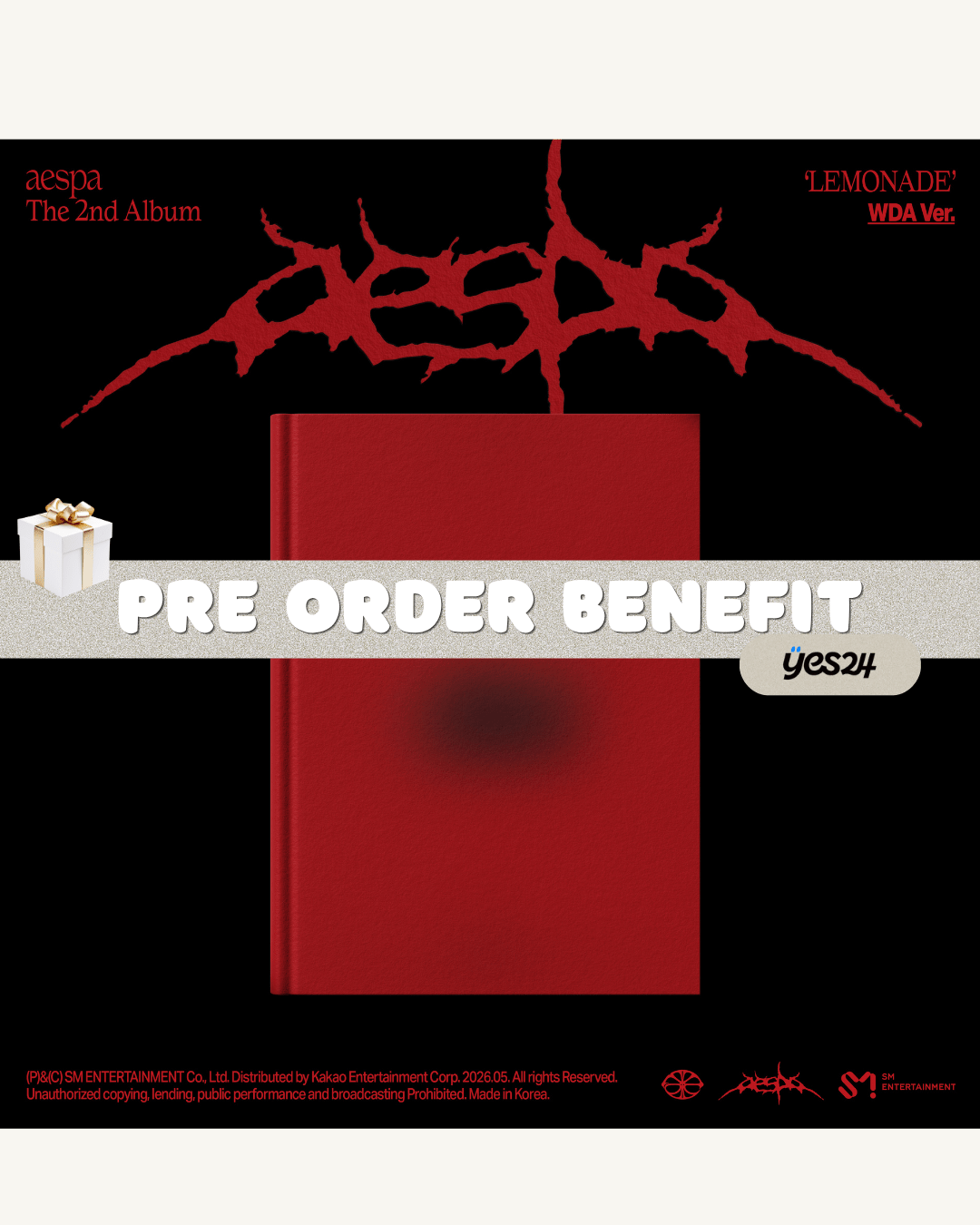 [Album]AESPA (에스파) - Lemonade (2nd Regular Album) [WDA] - product_vendor,