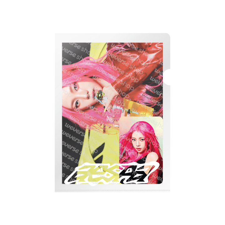 AESPA - postcard + hologram photo card set_lemonade ver. 1