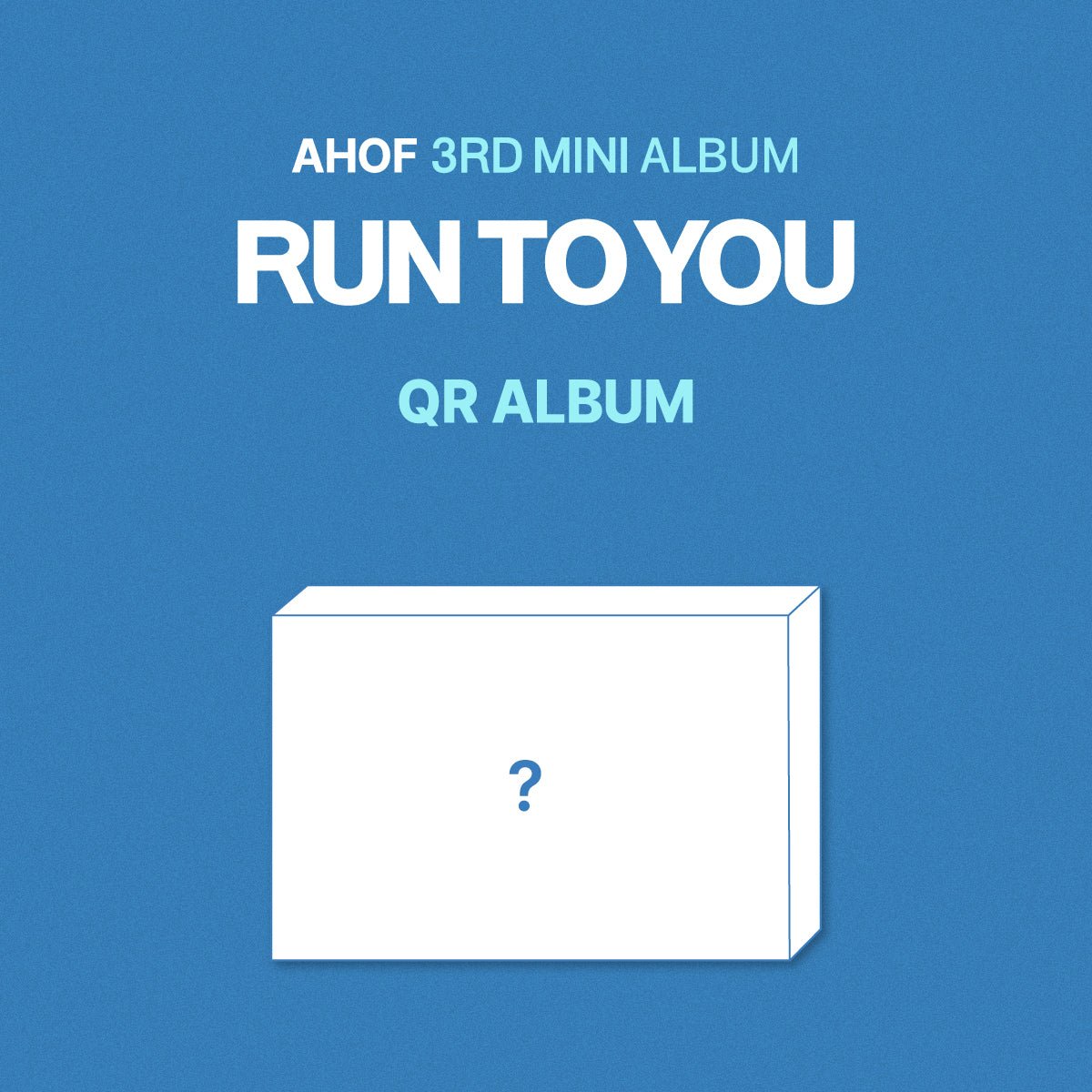 [Album]AHOF - RUN TO YOU (3rd Mini) [QR ALBUM Ver.]-product_vendor, lowest price, EU shipping, Pre order benefit