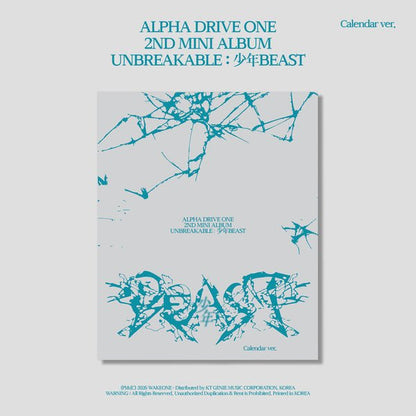 [Album]ALPHA DRIVE ONE - UNBREAKABLE:少年BEAST (2nd Mini Album) [Calendar Ver.]-product_vendor, lowest price, EU shipping, Pre order benefit