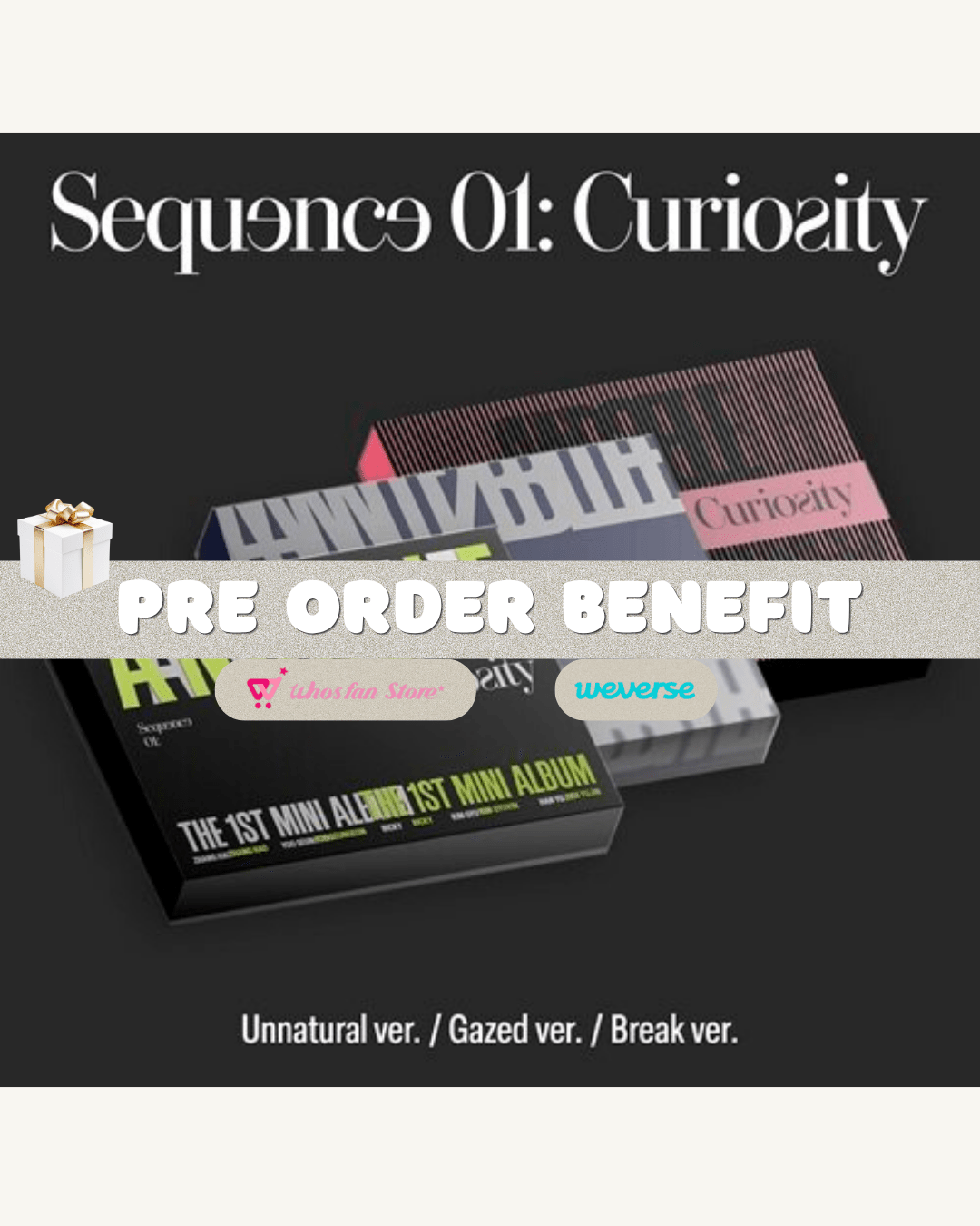 [Album]AND2BLE (앤더블) - Sequence 01: Curiosity (1st Mini Album) [CHOOSE] - product_vendor,WHO&