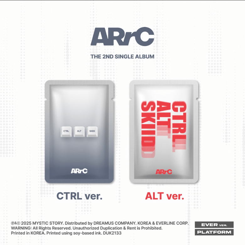 [Album]ARRC (아크) - CTRL+ALT+SKIID (Single Album) [CTRL+ALT Ver. / 2 versions set RANDOM] - product_vendor,