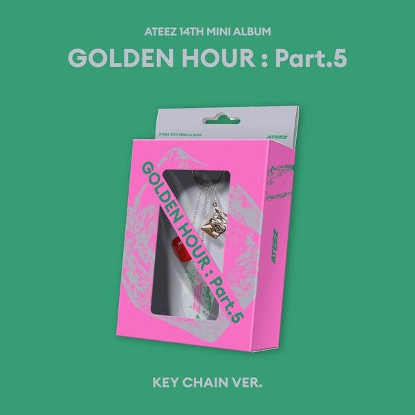 [Album]ATEEZ - GOLDEN HOUR : Part.5 (Limited Stocks) [KEY CHAIN Ver.]-product_vendor, lowest price, EU shipping, Pre order benefit