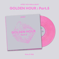 [Album]ATEEZ - GOLDEN HOUR : Part.5 (Limited Stocks) [Pink LP Ver.]-product_vendor, lowest price, EU shipping, Pre order benefit
