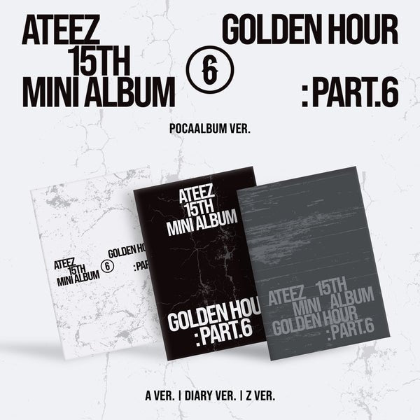 [album]ATEEZ - GOLDEN HOUR : Part.6 (15th mini, A / DIARY / Z) [POCAALBUM Ver.] [RANDOM]-